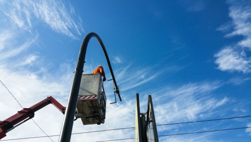 Street Light Maintenance — Level 2 Electricians in Bathurst, NSW