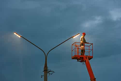 Street Light Installation — Level 2 Electricians in Bathurst, NSW
